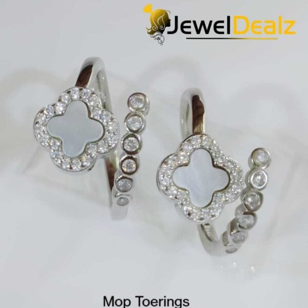 MOP Toe Ring in Sterling Silver Pure 925 BIS Hallmarked