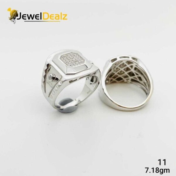 Gents Ring in Sterling Silver Pure 925 BIS Hallmarked
