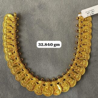 Temple Half Necklace in Pure Silver 925 BIS Hallmarked