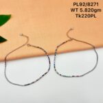 Elegant Rainbow Payal/Anklet in Pure 925 Silver BIS Hallmarked