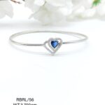 Stunning Heart Shaped ladies Bracelet in Sterling Silver Pure 925