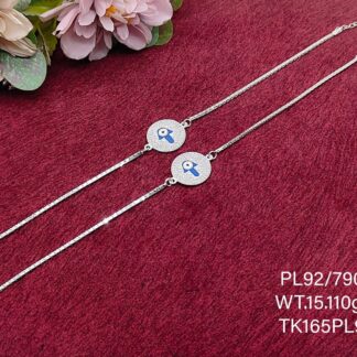 Elegant Payal/Anklet in Pure 925 Silver BIS Hallmarked