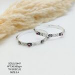 Casting Silver Bangles with Antique Touch 925 BIS Hallmarked