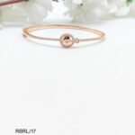 Stunning Rose Gold Ladies Bracelet in Sterling Silver Pure 925