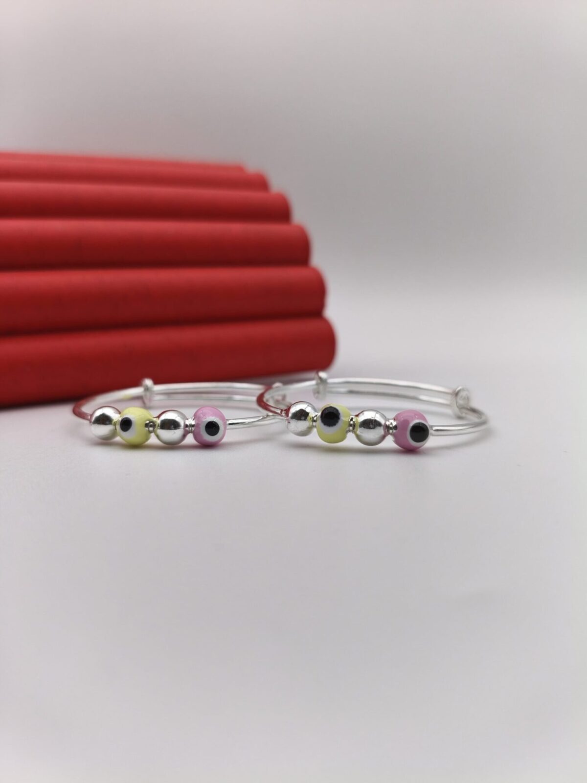 Evil Eye Baby Bala Adjustable in Pure Silver 925 Hallmarked - Image 1