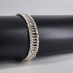 Hollow Gents Bracelets in Sterling Silver Pure 925 Hallmarked