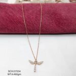 Elegant Dragonfly Pendent Necklace in Sterling Silver925
