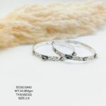 Casting Silver Bangles with Antique Touch 925 BIS Hallmarked