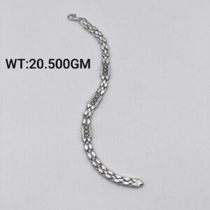Men's Turkish Bracelet in Sterling Silver Pure 925 BIS Hallmarked