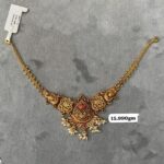 Temple Half Necklace in Pure Silver 925 BIS Hallmarked