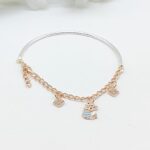 Stunning Charm Ladies Bracelet in Sterling Silver Pure 925