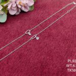 Elegant Stoned Payal/Anklet in Pure 925 Silver BIS Hallmarked