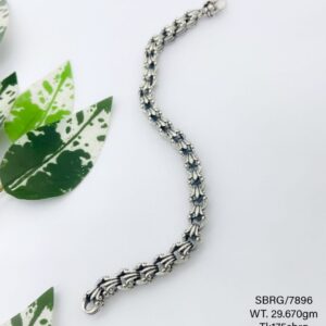 Men's Turkish Bracelet in Sterling Silver Pure 925 BIS Hallmarked