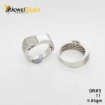 Gents Ring in Sterling Silver Pure 925 BIS Hallmarked