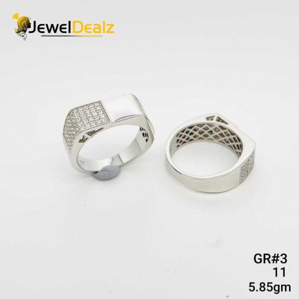 Gents Ring in Sterling Silver Pure 925 BIS Hallmarked