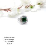 Stunning White Stone Ladies Ring in Sterling Silver 925