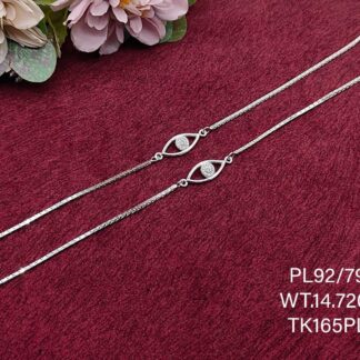 Elegant Payal/Anklet in Pure 925 Silver BIS Hallmarked