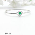 Stunning Heart Shaped ladies Bracelet in Sterling Silver Pure 925