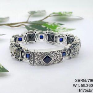 Men's Turkish Bracelet in Sterling Silver Pure 925 BIS Hallmarked