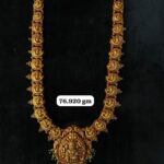 Temple Long Necklace in Pure Silver 925 BIS Hallmarked