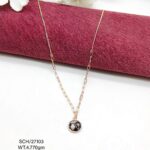 Antique Evil Eye Pendent Necklace in Sterling Silver925
