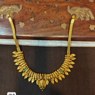 Temple Half Necklace in Pure Silver 925 BIS Hallmarked