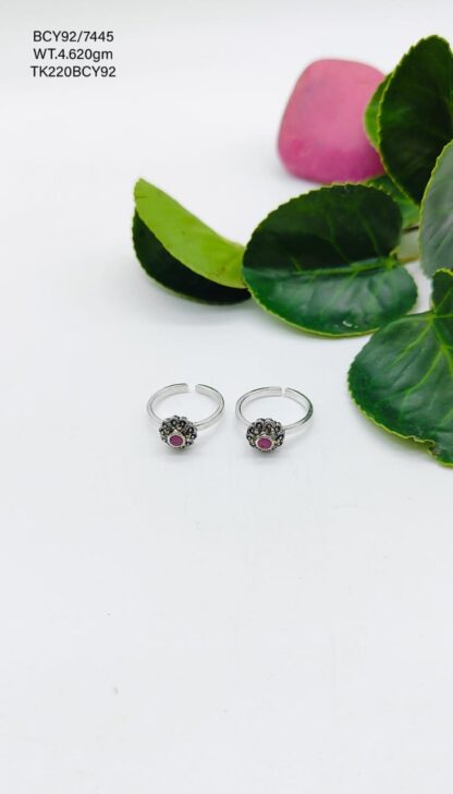 Toe Ring in Sterling Silver Pure 925 BIS Hallmarked