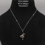 Elegant Dancing Doll Pendent Necklace in Sterling Silver925