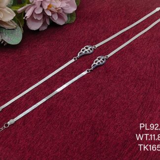 Elegant  Payal/Anklet in Pure 925 Silver BIS Hallmarked