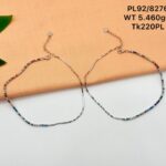 Elegant Rainbow Payal/Anklet in Pure 925 Silver BIS Hallmarked