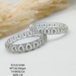 Casting Silver Bangles In Antique Touch 925 BIS Hallmarked