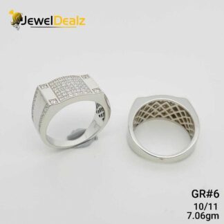 Gents Ring in Sterling Silver Pure 925 BIS Hallmarked