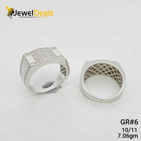 Gents Ring in Sterling Silver Pure 925 BIS Hallmarked