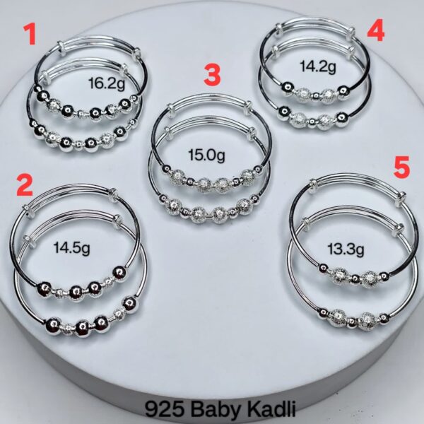 Baby Bala Balls in Pure Silver 925 Hallmarked