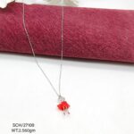 Elegant Dancing Doll Pendent Necklace in Sterling Silver925