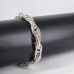 Hollow Gents Bracelets in Sterling Silver Pure 925 Hallmarked
