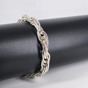 Hollow Gents Bracelets in Sterling Silver Pure 925 Hallmarked