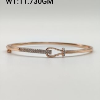 Elegant ladies Bracelet in Rose Gold in Sterling Silver Pure 925