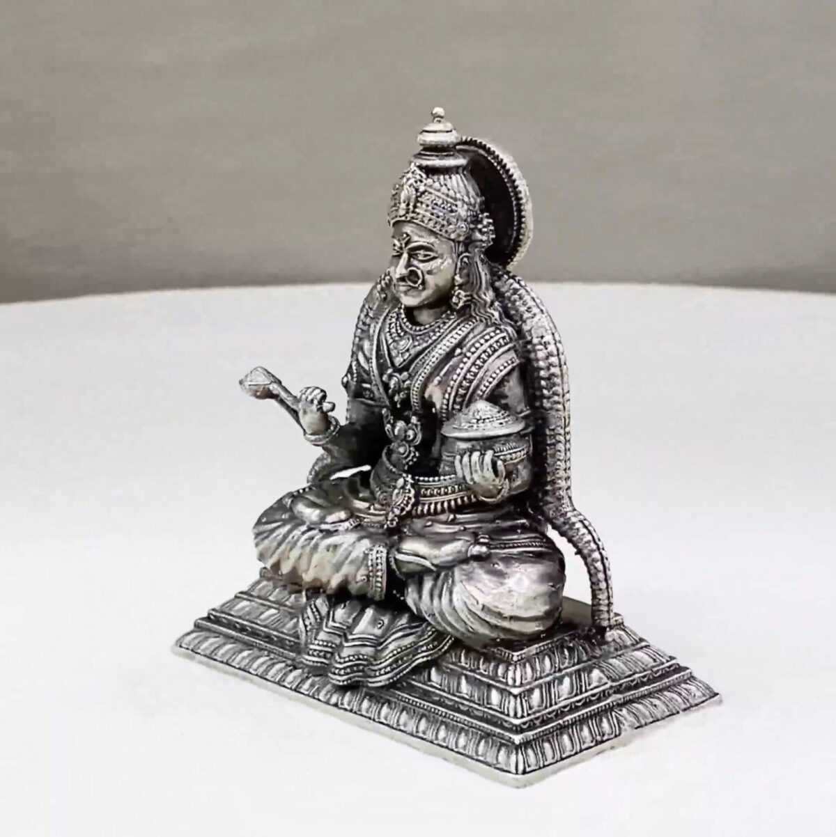 Annapoorna Devi Pure Silver Idol - Image 4