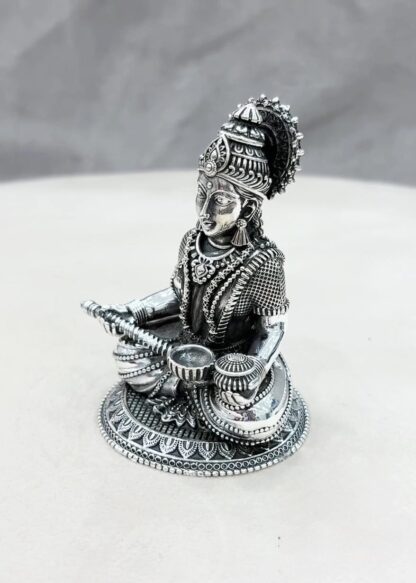 Maa Annapoorna Pure Silver Idol - Image 3