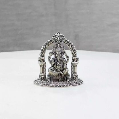 Arch Ganesh Pure Silver Idol