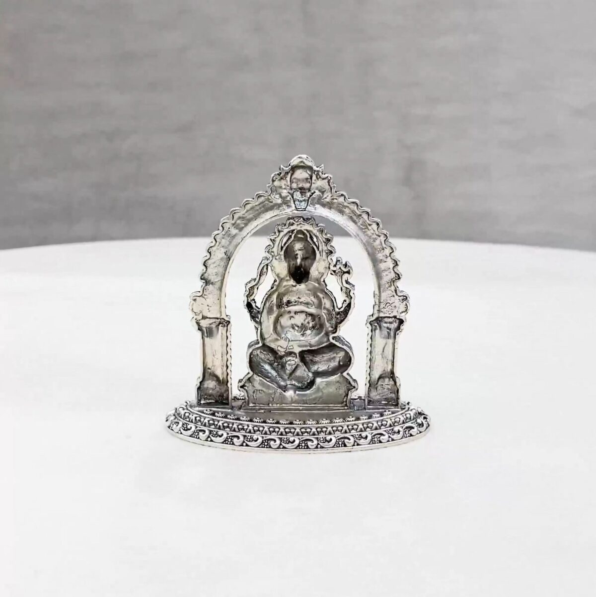 Arch Ganesh Pure Silver Idol