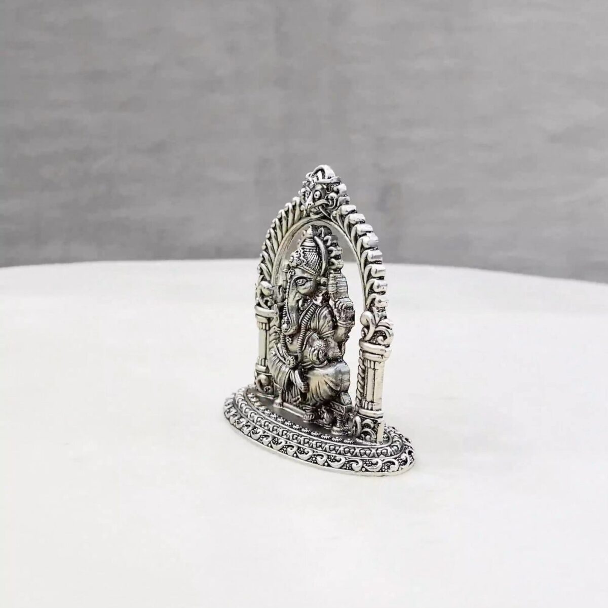 Arch Ganesh Pure Silver Idol