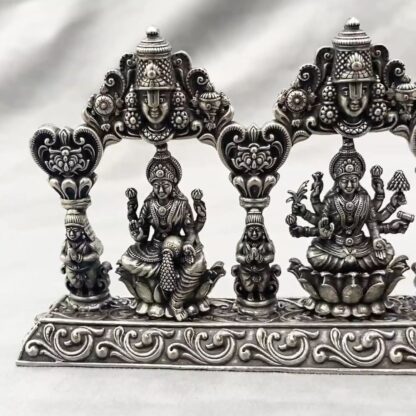 Ashtalakshmi Straight Balaji Arch Pure Silver Idol - Image 2