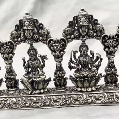 Ashtalakshmi Straight Balaji Arch Pure Silver Idol - Image 4