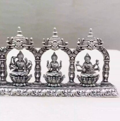 Ashtalakshmi Straight Arch Pure Silver Idol - Image 4