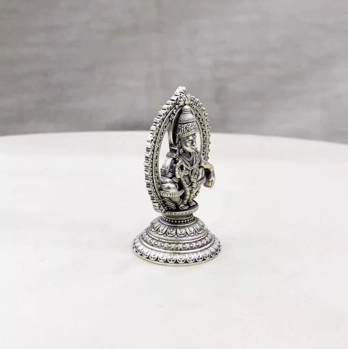 Ayyappa Swamy Pure Silver Idol