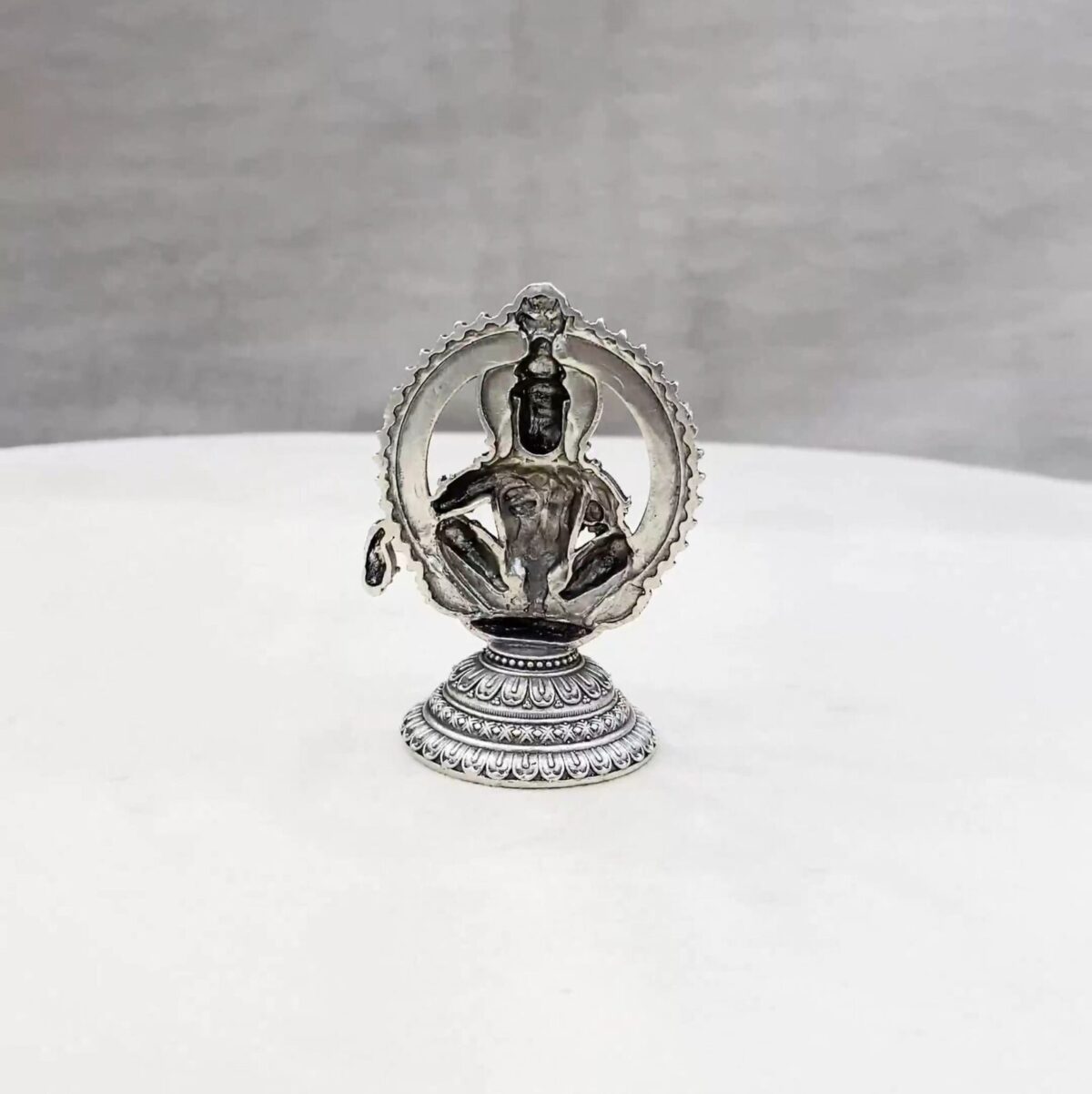 Ayyappa Swamy Pure Silver Idol