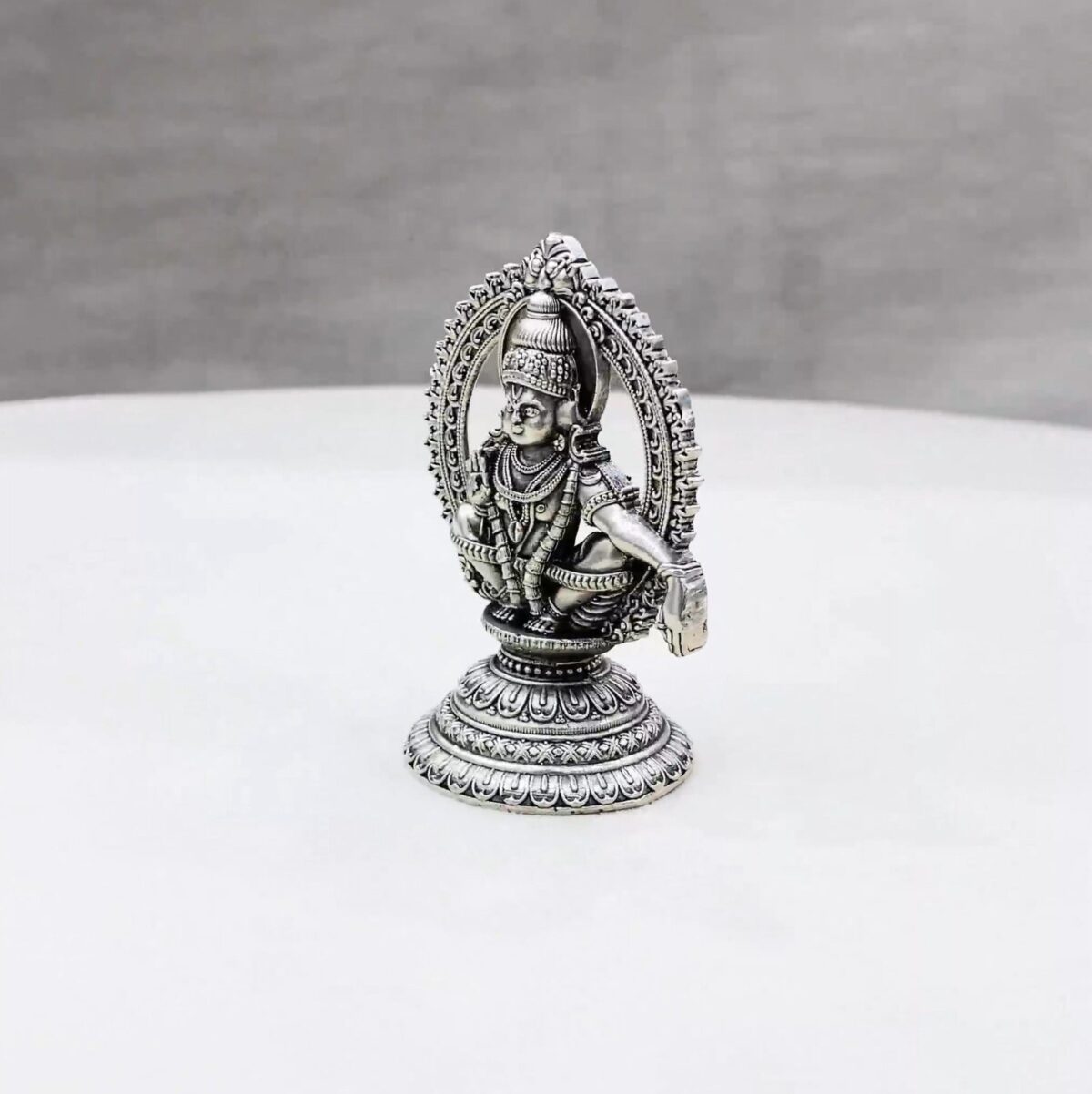 Ayyappa Swamy Pure Silver Idol