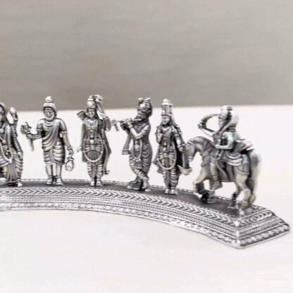 Dasavtar Curve Pure Silver Idol - Image 4